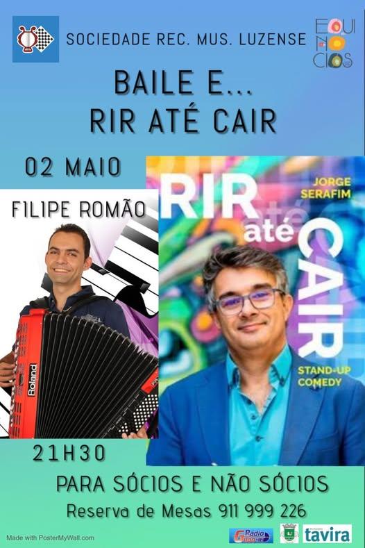 EQUINOXES 2026 | Ball and … Laugh Until You Drop with Filipe Romão (accordionist) and Serafim (stand-up comedy)